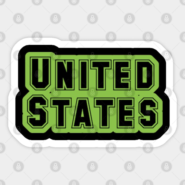 United States: A Tapestry of Diversity Sticker by coralwire